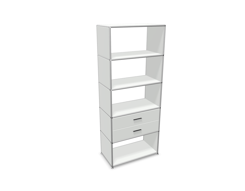 Bosse Solutions Schrank Chrom Weiss 