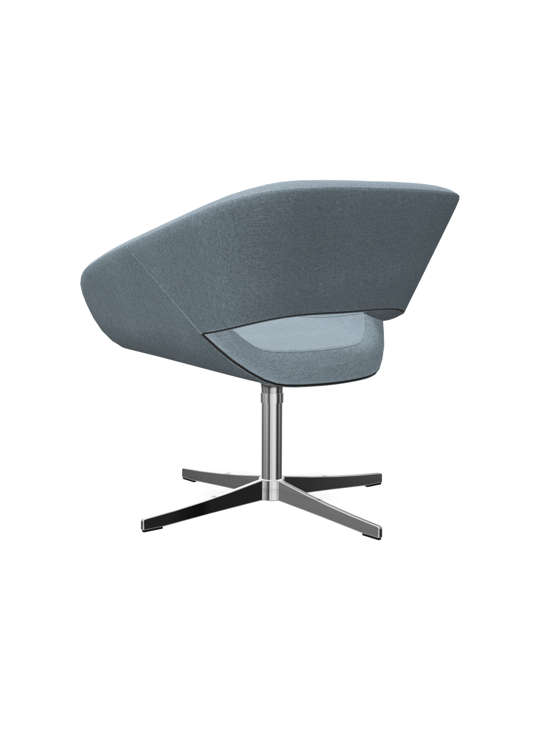 Züco Averio Lounge AV 0702 Loungesessel mit 4-Stern Fußkreuz frei konfigurierbar