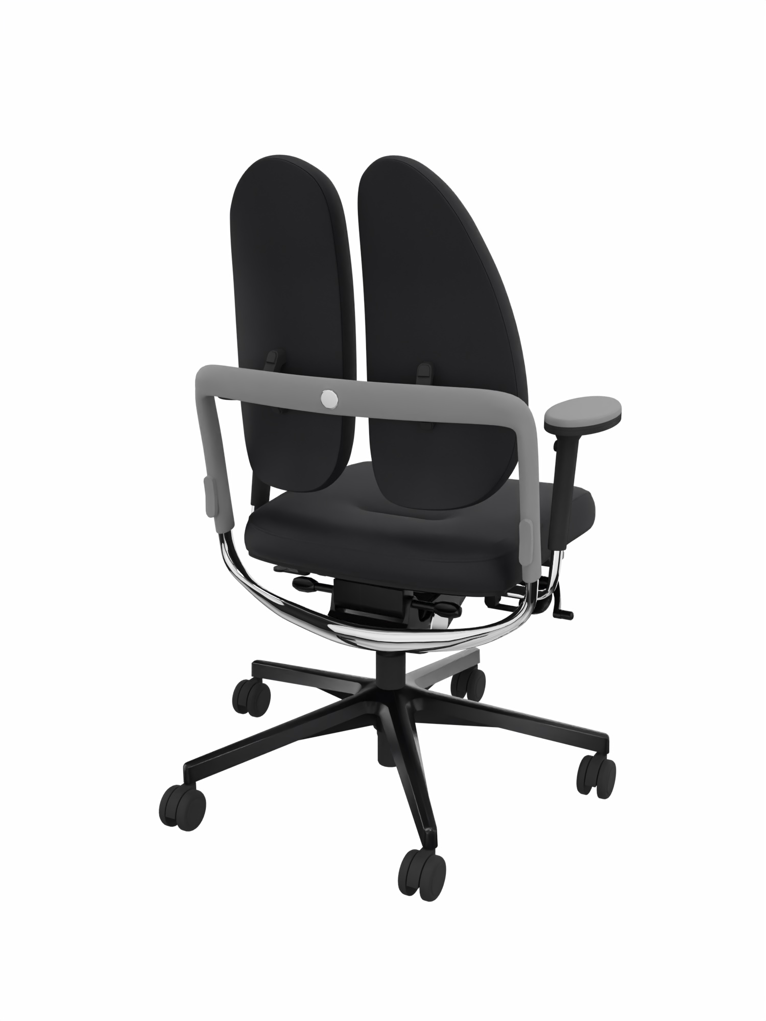 Rhode & Grahl Xenium Swivel Duo-Back Drehstuhl NowyStyl Schwarz / Grau Sofort Lieferbar