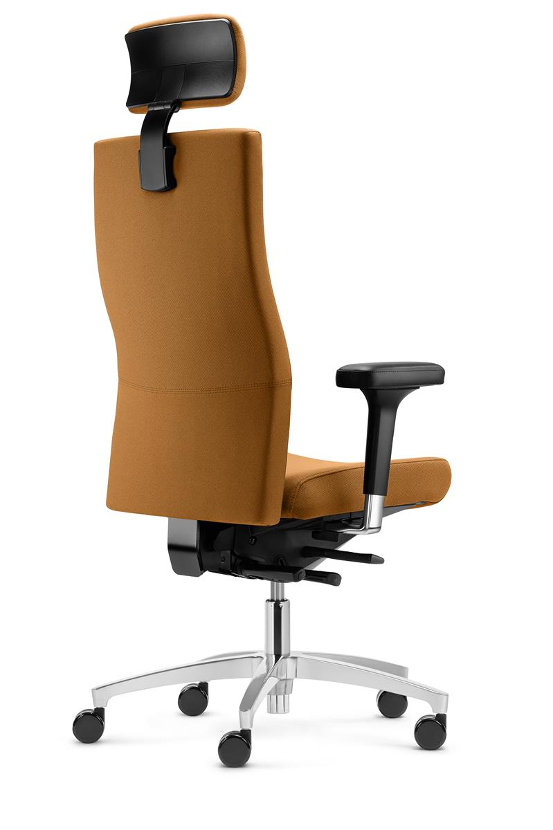 Dauphin Shape 4145 XE Drehstuhl Flachsitz mit Nackenstütze frei konfigurierbar