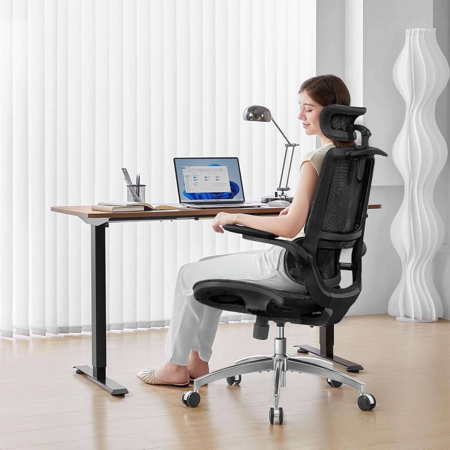 SIHOO M59 AS Ergonomischer Bürostuhl in Schwarz