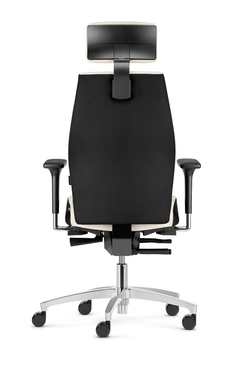 Dauphin Shape 3585 XTL Drehstuhl Flachsitz mit Kopfstütze frei konfigurierbar