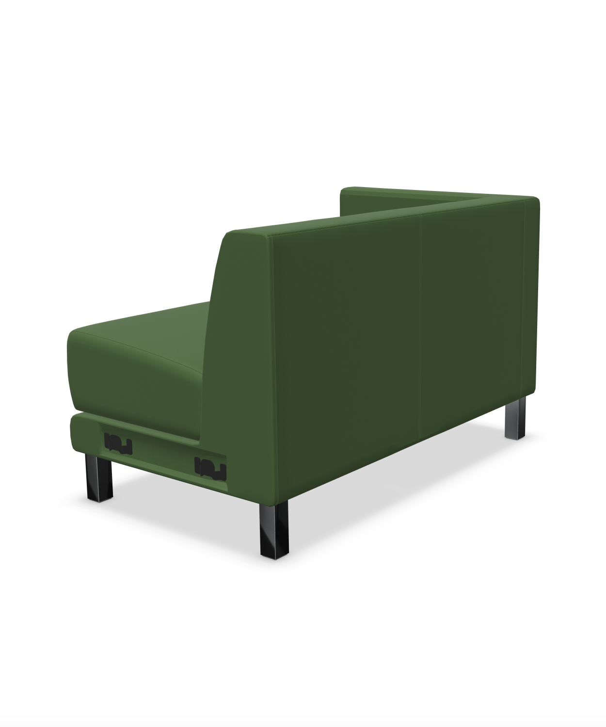 Kopie von Profim Vancouver Lite VL2R Rechtes 2-sitziges Ecksofa-Modul, 4-Fuß frei konfigurierbar #1