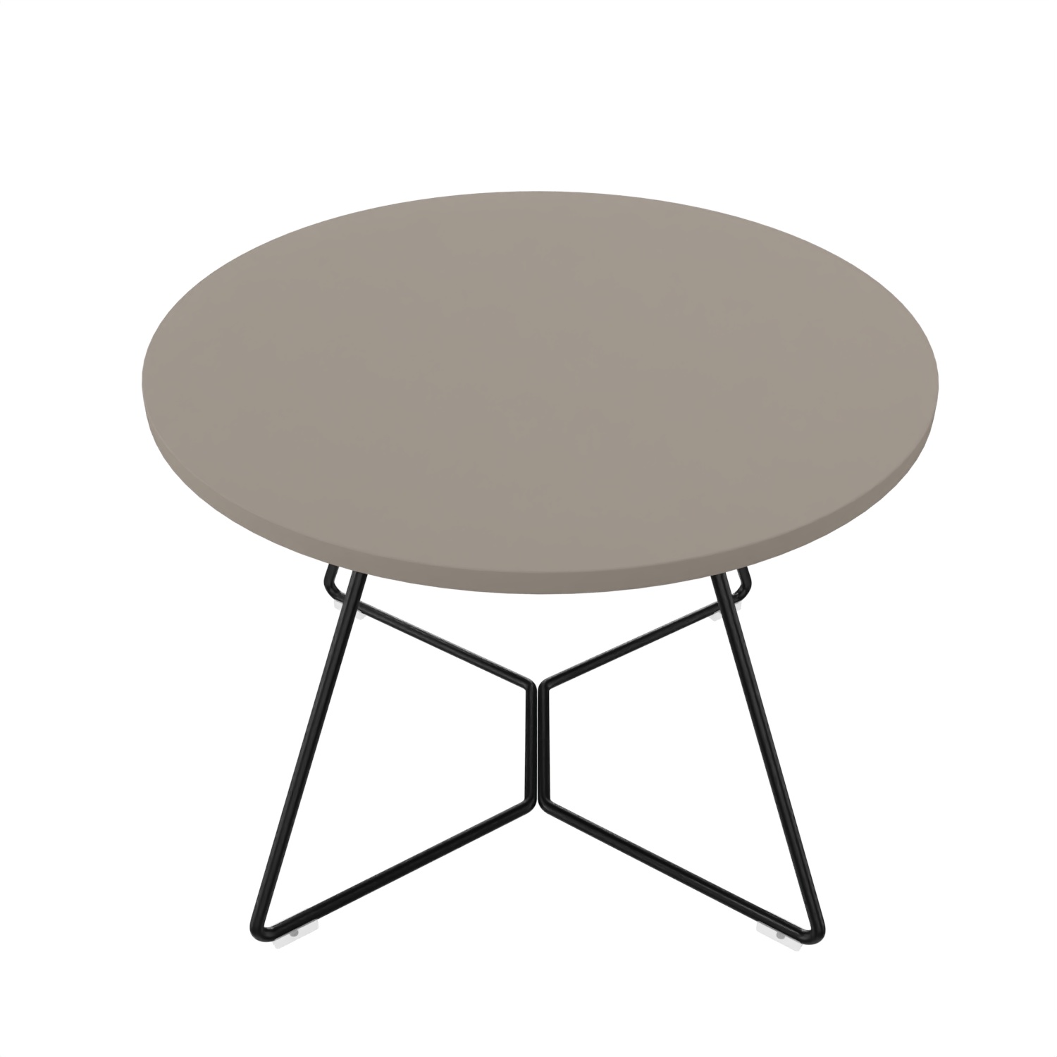 Nowy Styl Tilkka Tisch 45 Truffle Grey 60 cm Rund Sofort Lieferbar