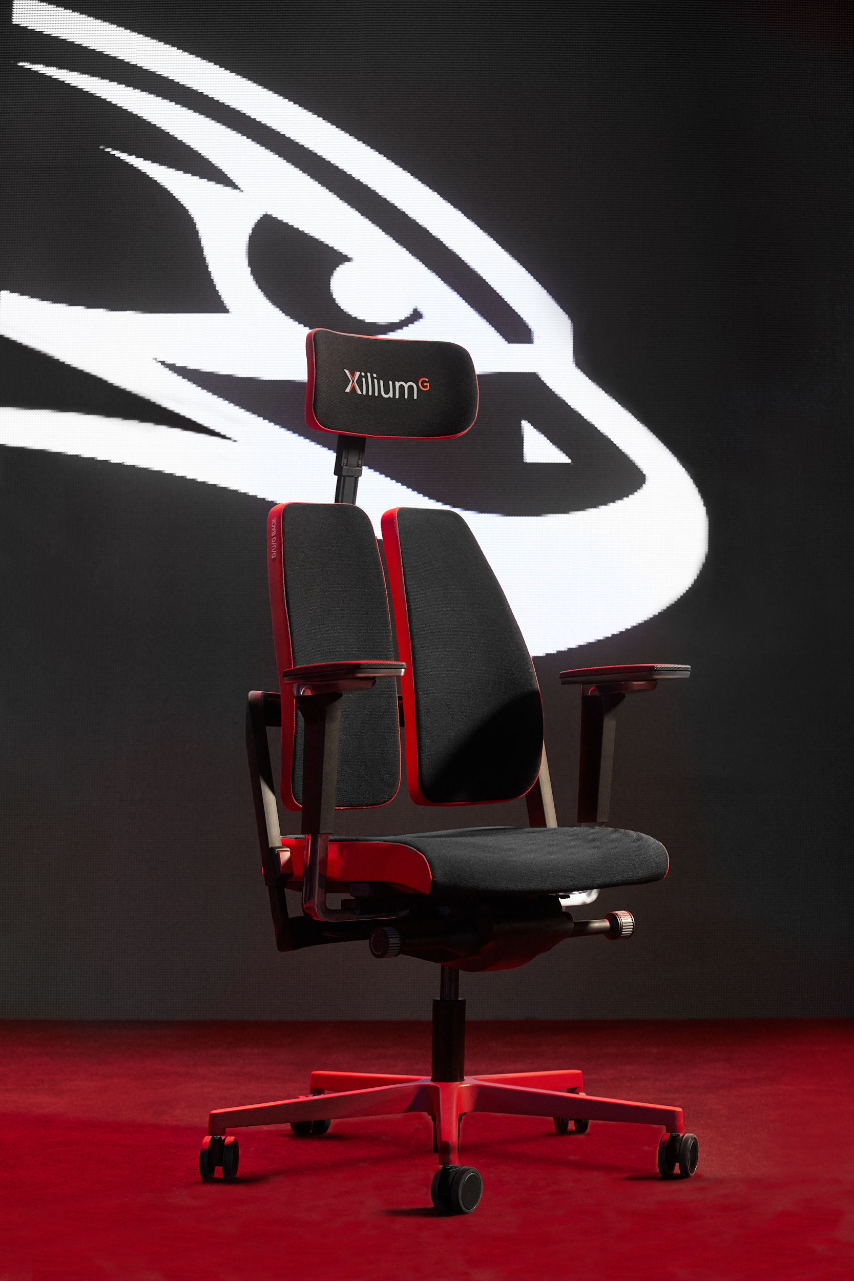 NowyStyl XiliumG Gaming Drehstuhl Duo-Back Blue Edition Sofort Lieferbar