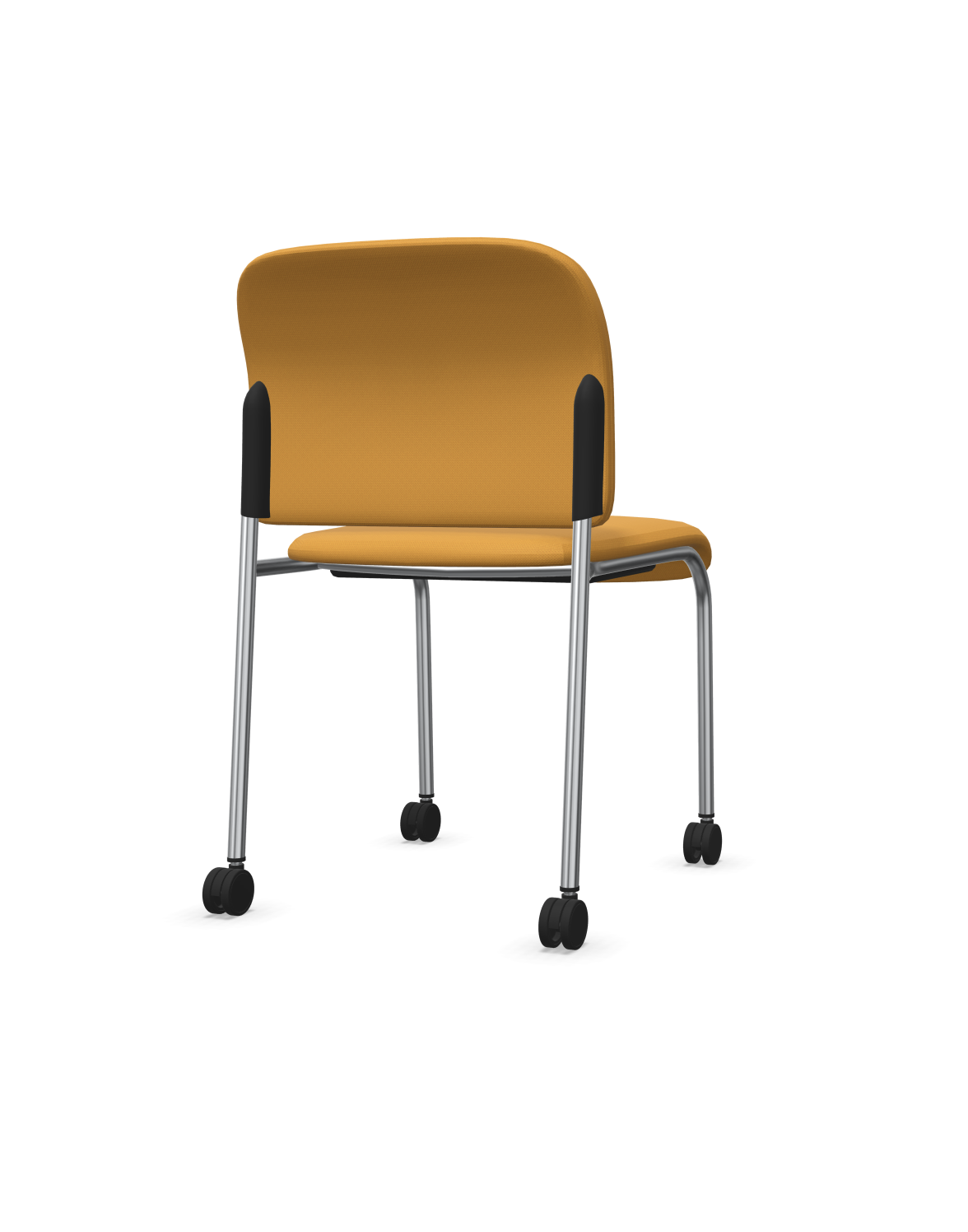 Profim Bit 580HC Konferenzstuhl, 4-Fuß mit Rollen, Sitz und Rückenlehne ganz gepolstert frei konfigurierbar