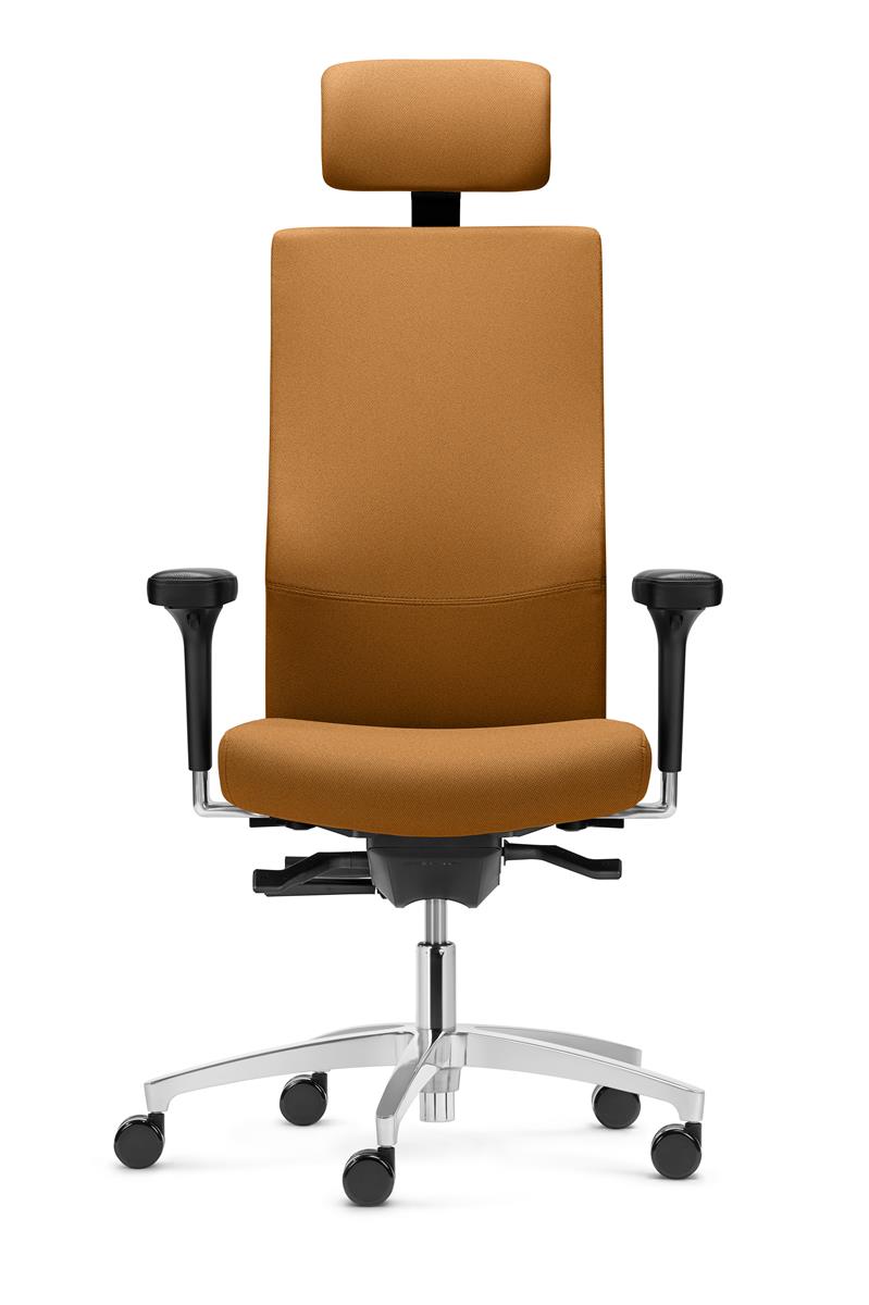 Dauphin Shape 4145 XE Drehstuhl Flachsitz mit Nackenstütze frei konfigurierbar