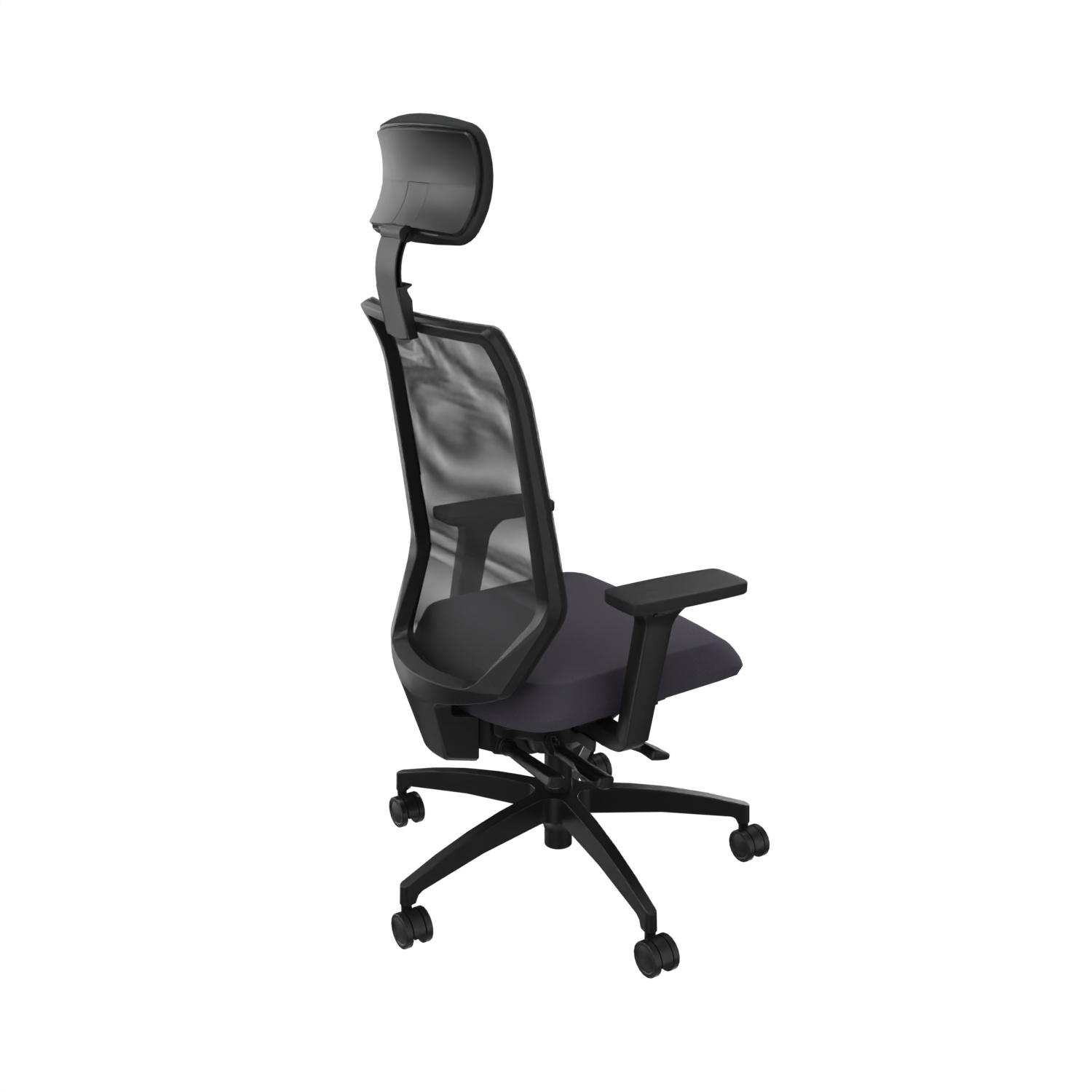 Dauphin Shape Mesh 3865 Drehstuhl Flachsitz mit Nackenstütze frei konfigurierbar