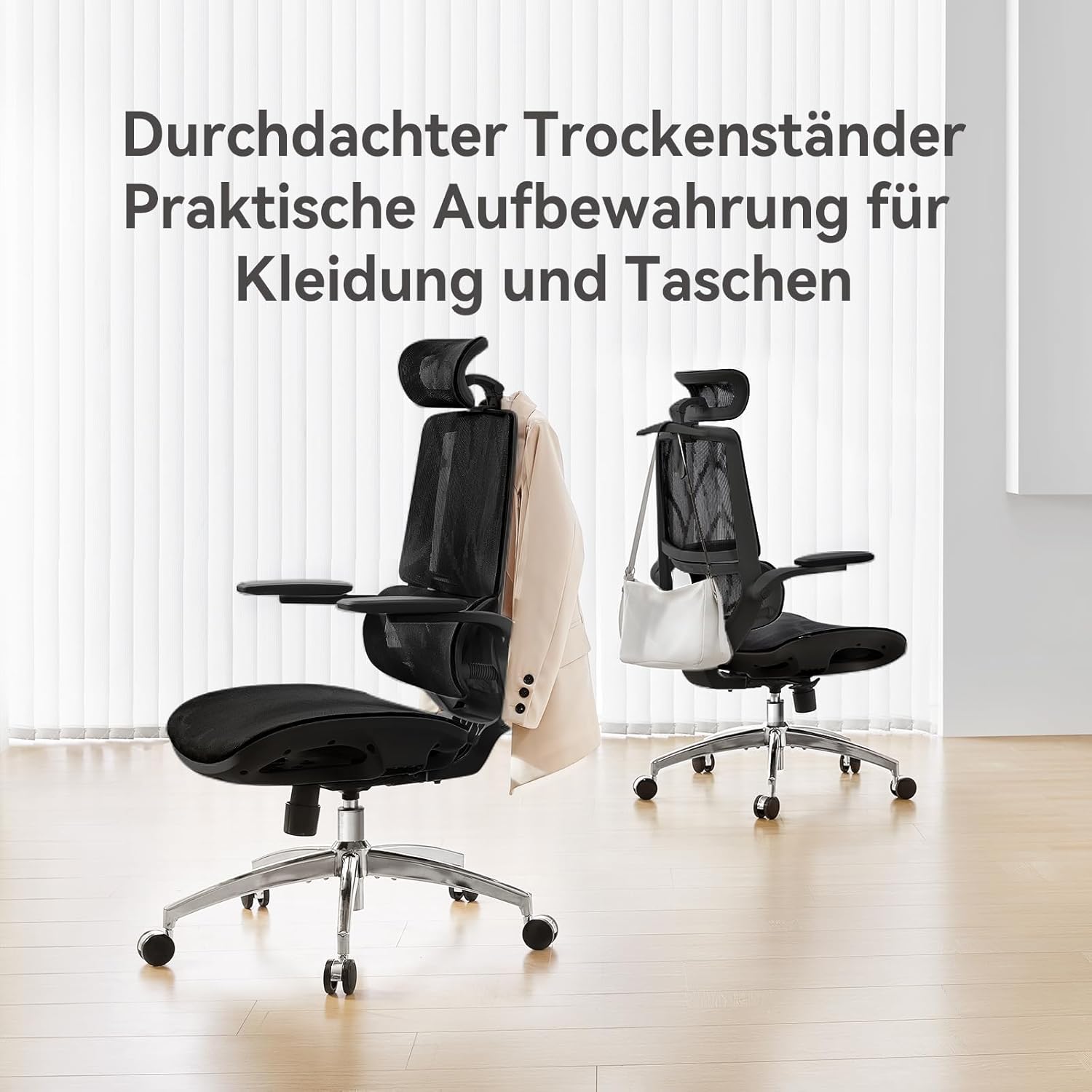 SIHOO M59 AS Ergonomischer Bürostuhl in Schwarz