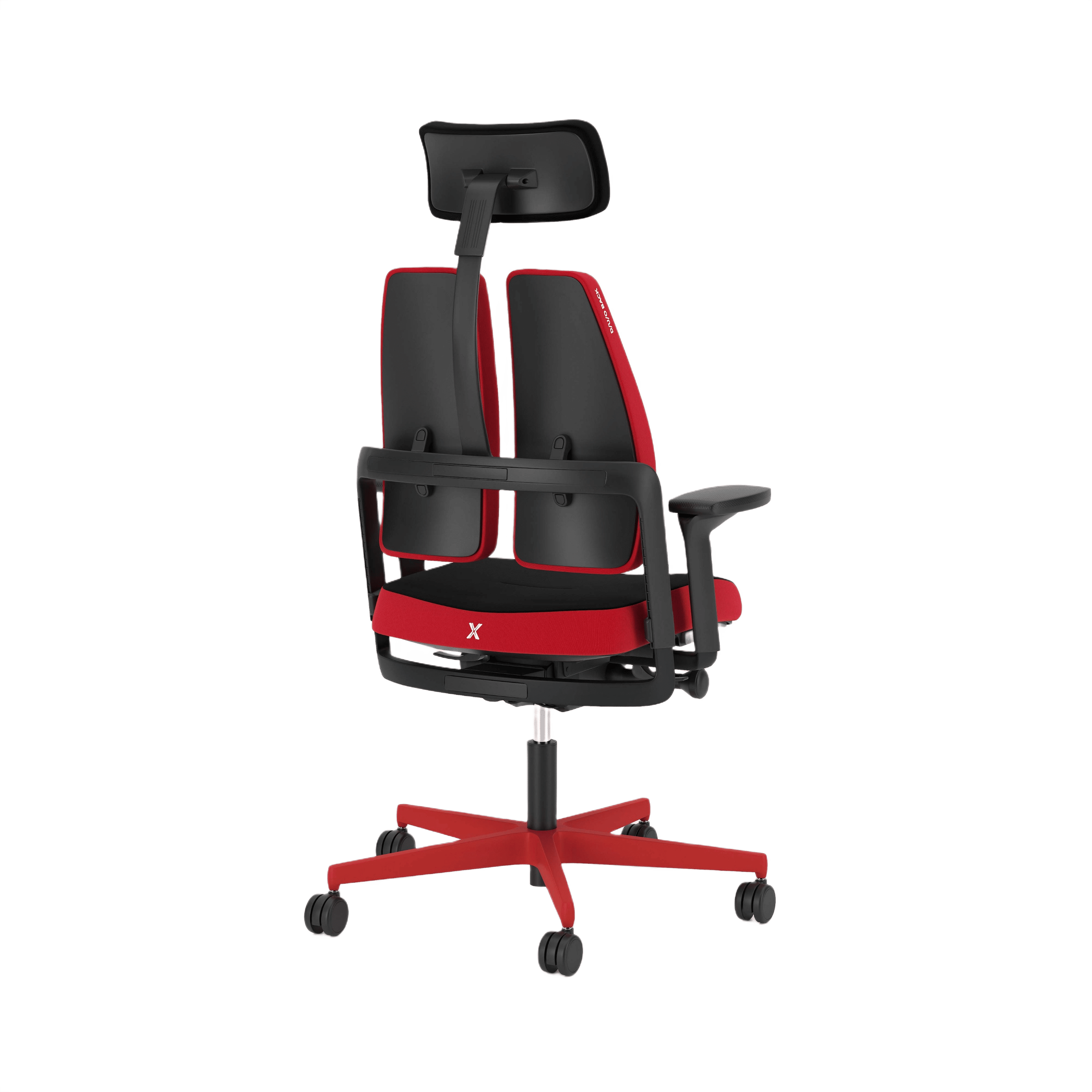 Nowy Styl XiliumG Gaming Drehstuhl Duo-Back Red Edition Sofort Lieferbar