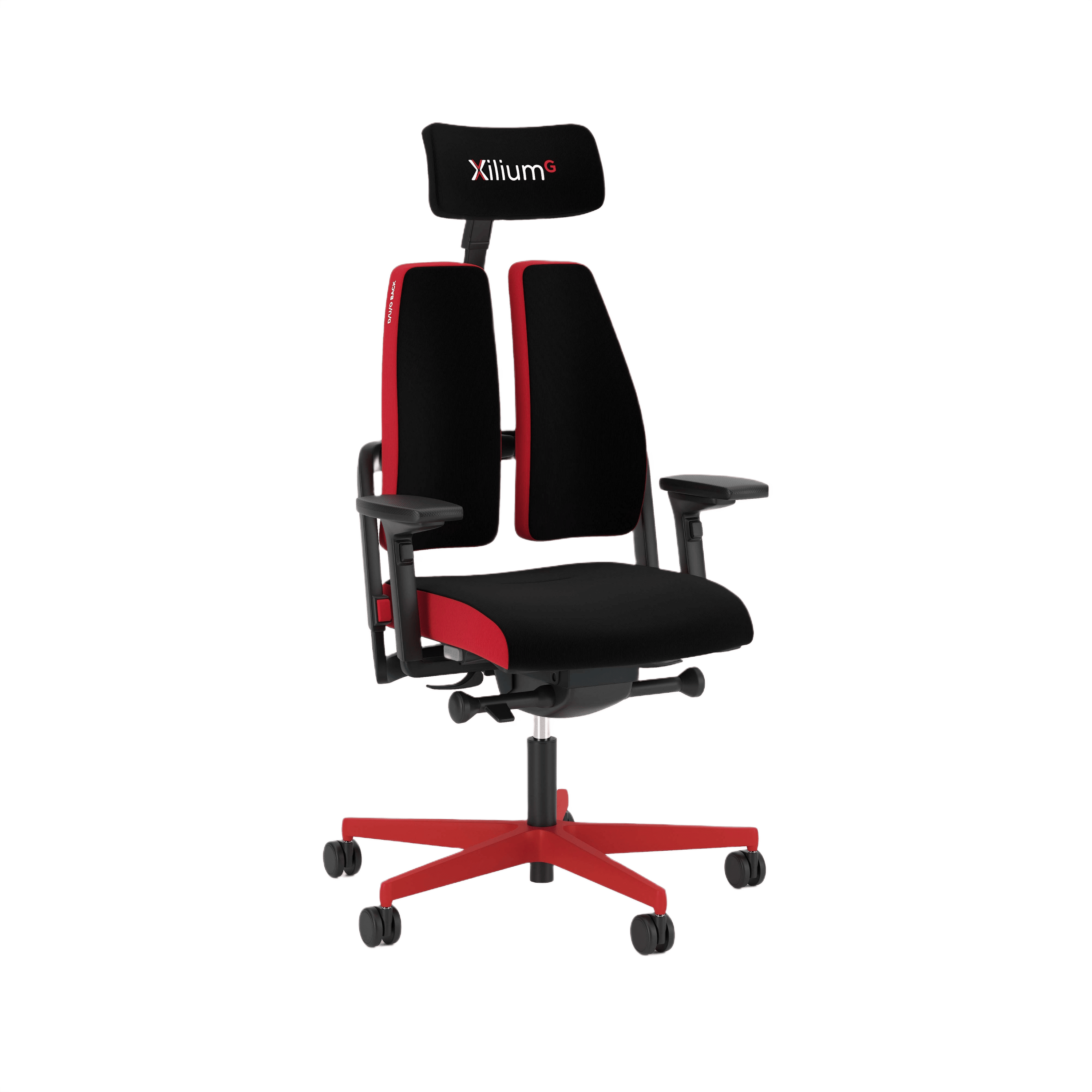 Nowy Styl XiliumG Gaming Drehstuhl Duo-Back Red Edition Sofort Lieferbar