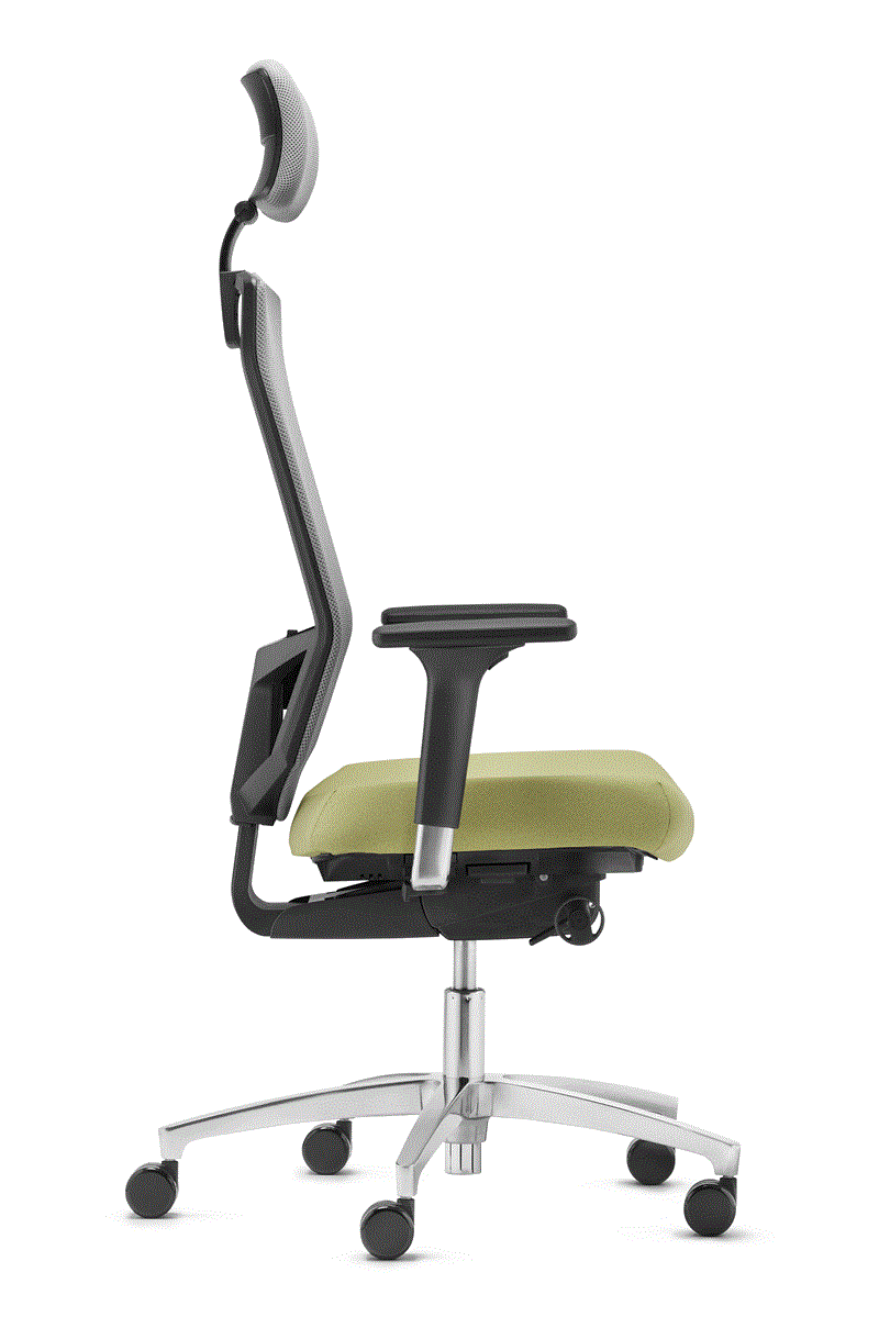 Dauphin AdJust Evo Mesh 5786 Chefsessel mit Kopfstütze frei konfigurierbar