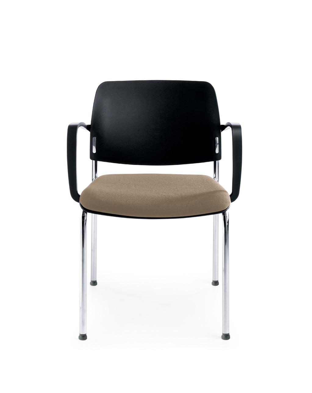 Profim Bit Konferenzstuhl, 4-Fuß, Sitz gepolstert, Rückenlehne aus Kunststoff