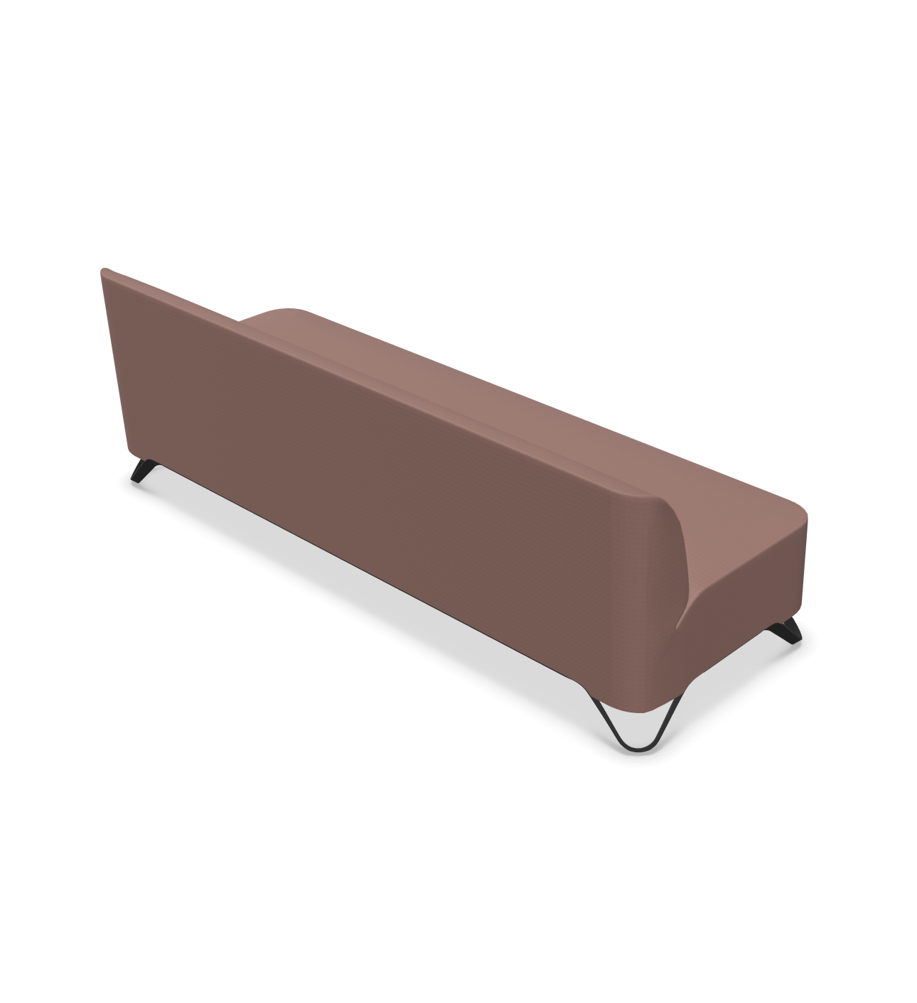 Kopie von Profim Softbox 3B Sofa 3-Sitzer ohne Armlehnen, Kufengestell frei konfigurierbar #1