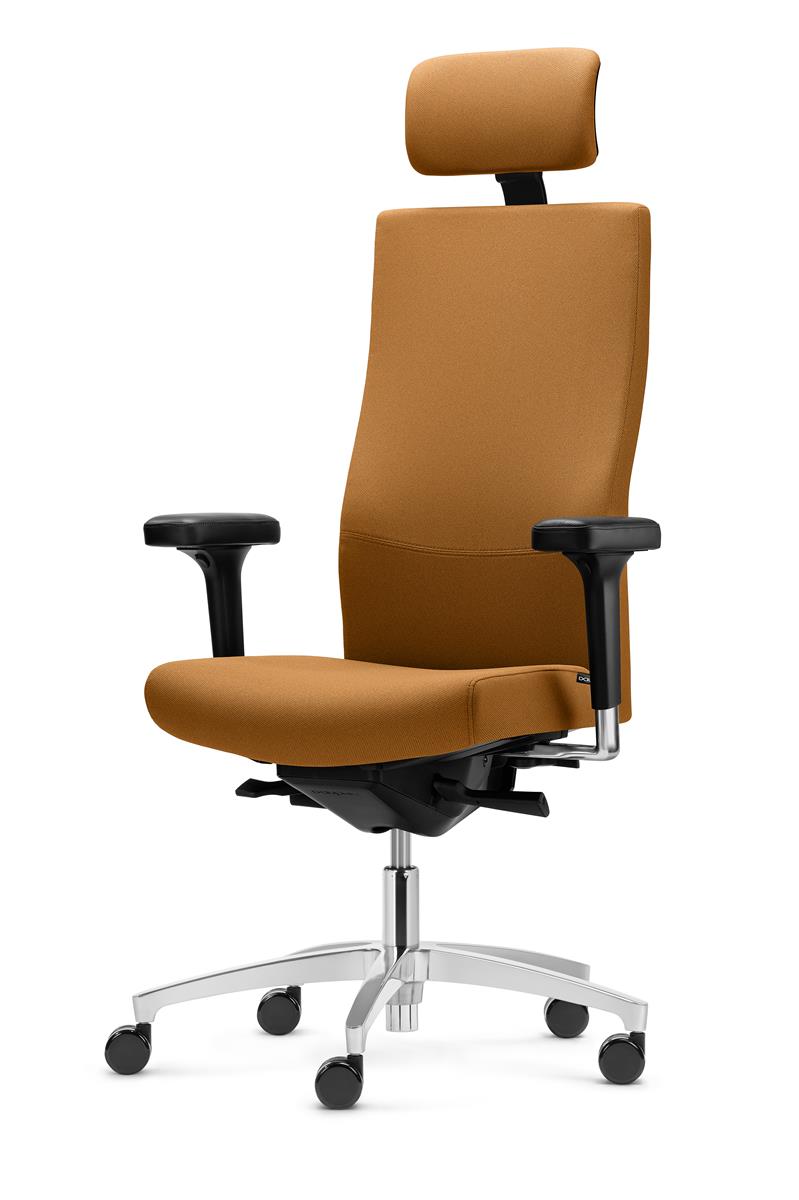 Dauphin Shape 4145 XE Drehstuhl Flachsitz mit Nackenstütze frei konfigurierbar