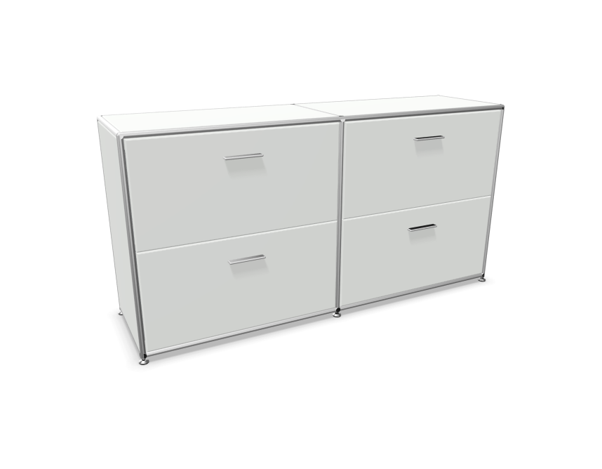 Bosse Solutions Sideboard Weiss Chrom