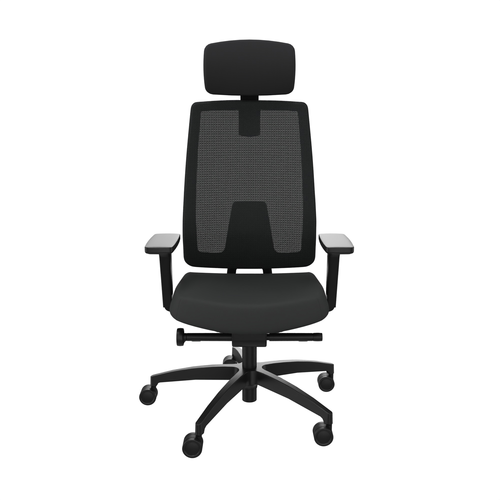 Dauphin Indeed Mesh 7058 Netzrücken, Ergo-Nackenstütze Schwarz Sofort Lieferbar