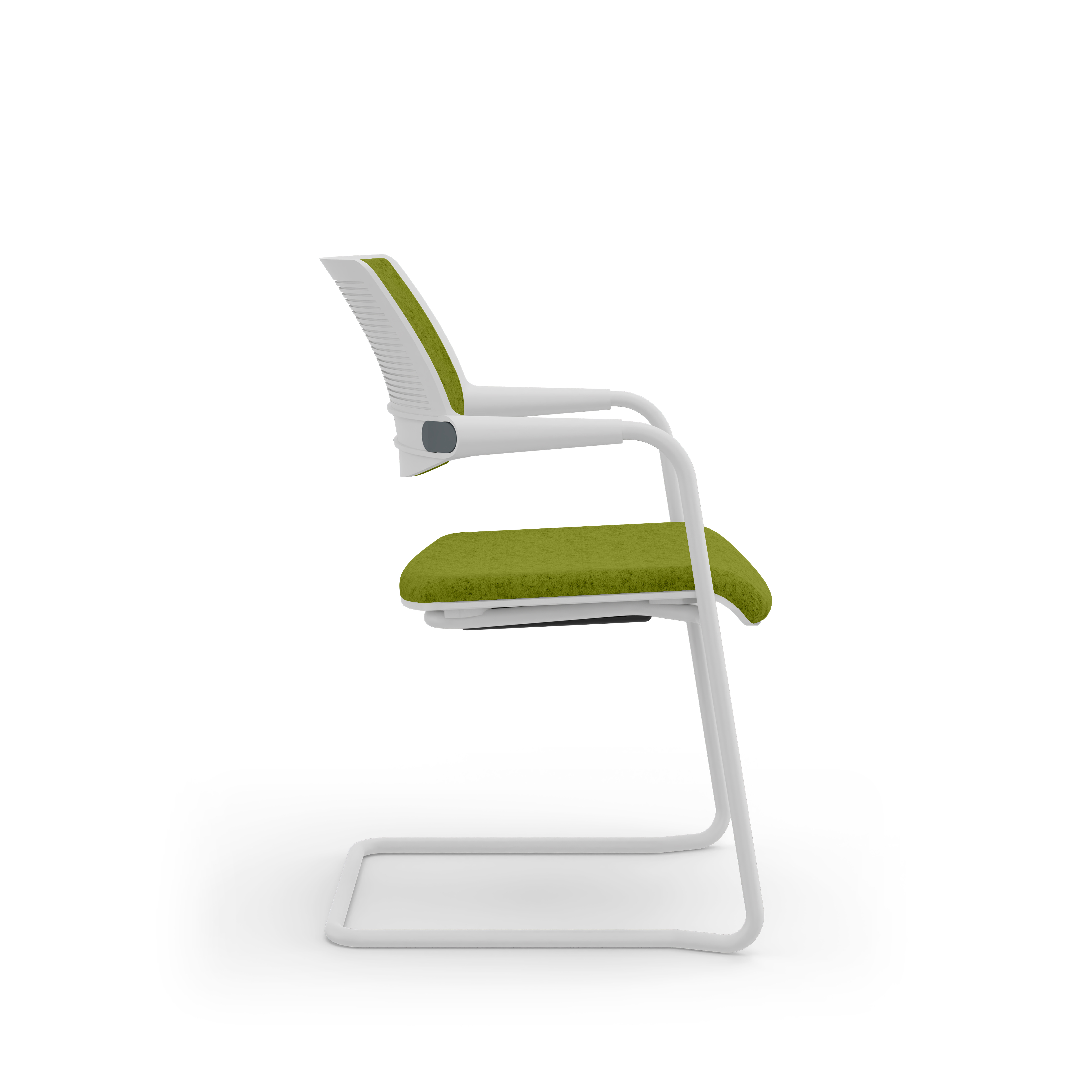 Viasit Toleo Besucherstuhl Freischwinger Telegrau frei konfigurierbar