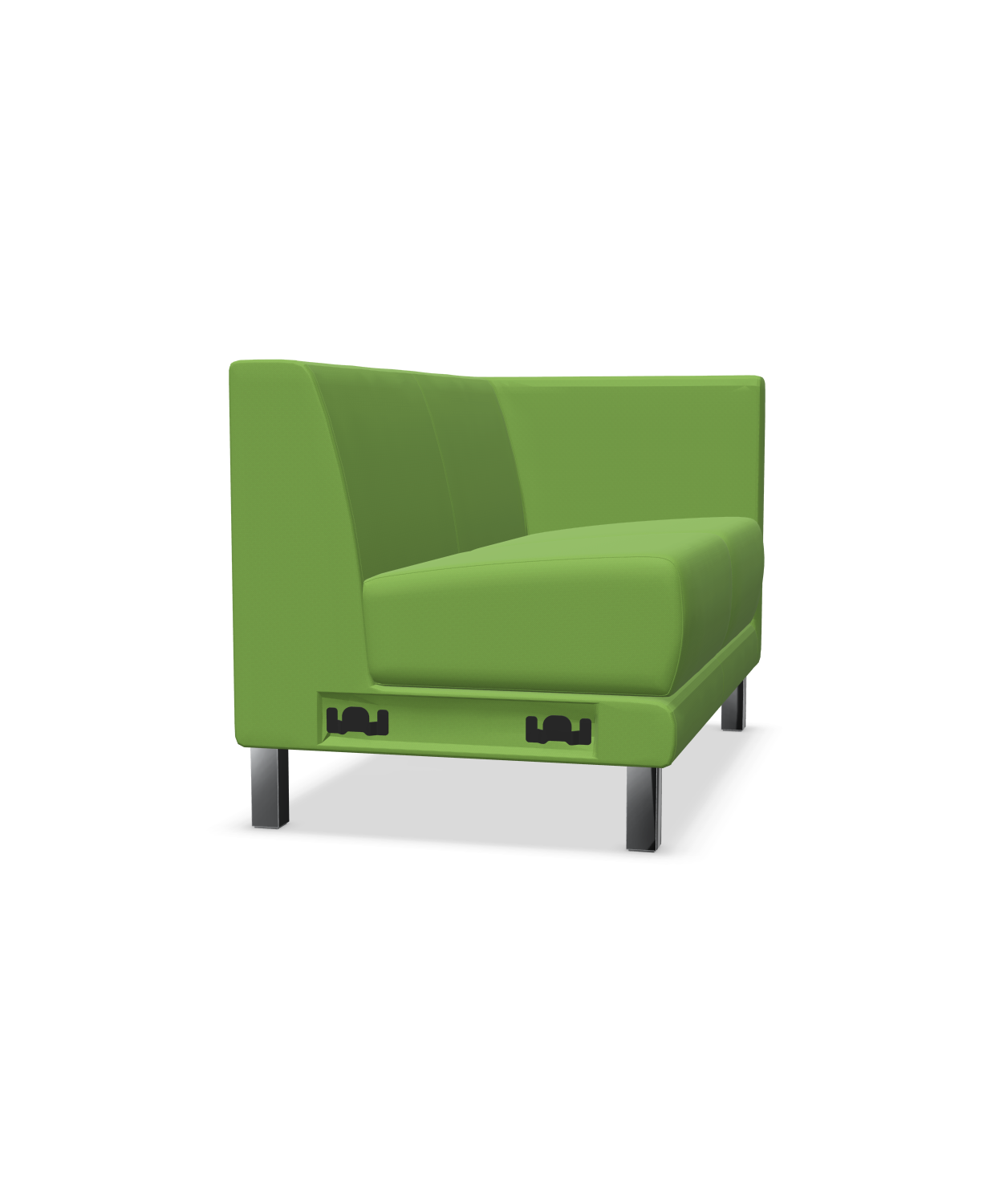 Kopie von Profim Vancouver Lite VL2L Linkes 2-sitziges Ecksofa-Modul, 4-Fuß frei konfigurierbar #1
